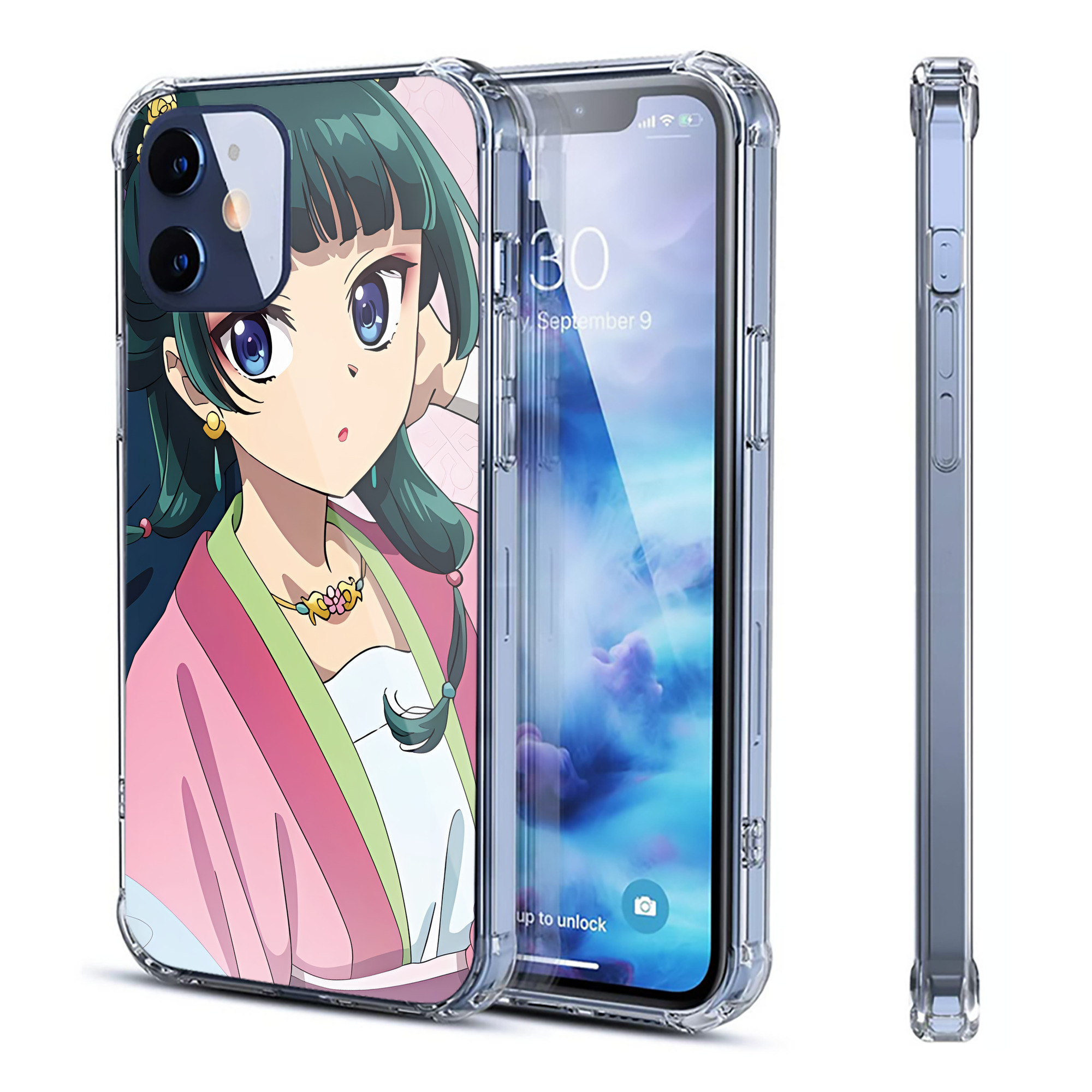 （画像用） 薬屋のひとりごと The Apothecary Diaries 【iPhone 12シリーズ対応】透明スマホケース（クリアソフトケース）